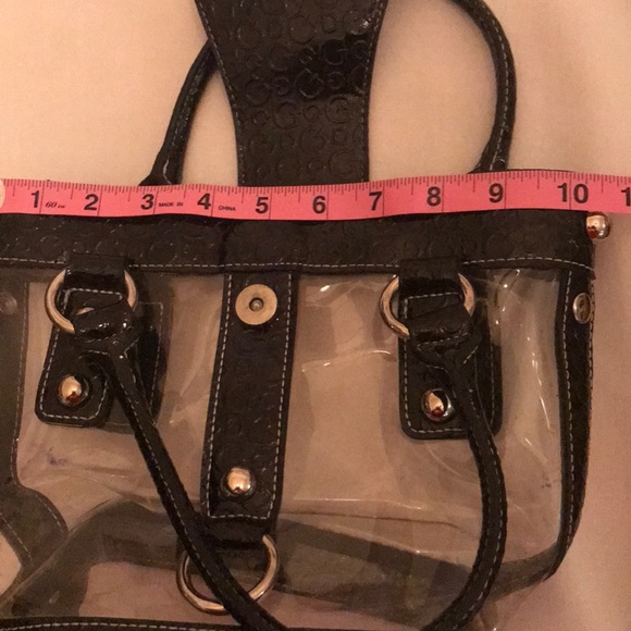 Gifted. Guess Concert Clear & Black Bag. - Picture 8 of 8
